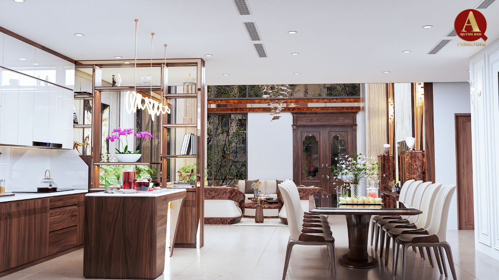 Nội thất gỗ óc chó nhập khẩu