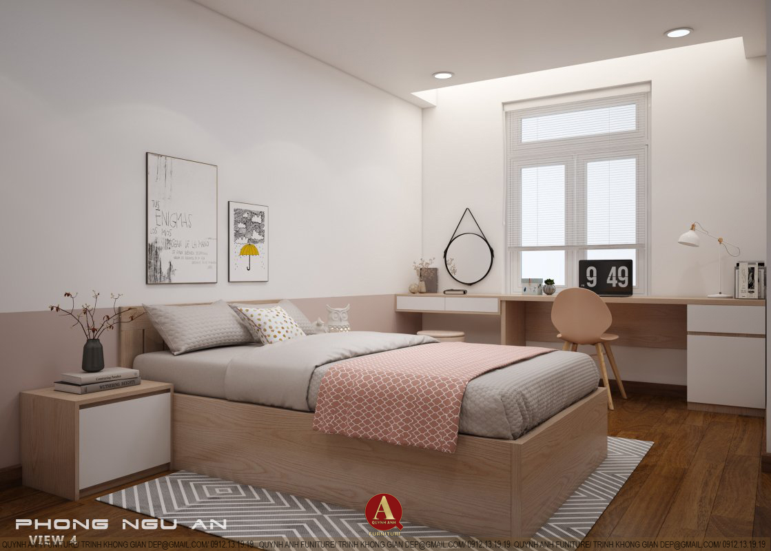 giường gỗ óc chó tại Hà Nội