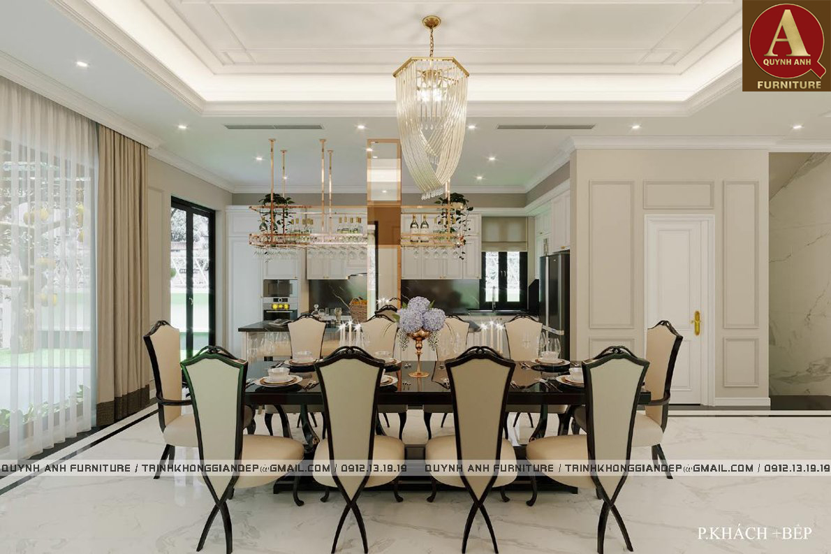 b&agrave;n ăn nội thất gỗ &oacute;c ch&oacute; hiện đại