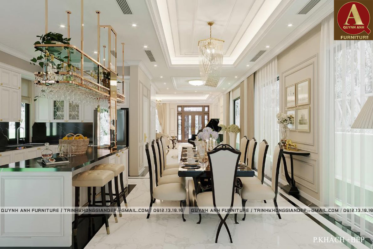 Nội thất gỗ &oacute;c ch&oacute; sang trọng v&agrave; bền đẹp tại Quỳnh Anh