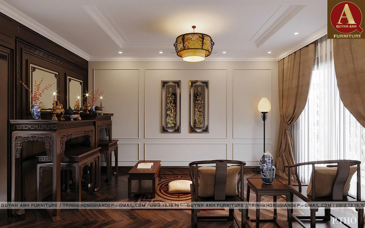 Nội thất gỗ óc chó tại Hà Nội 