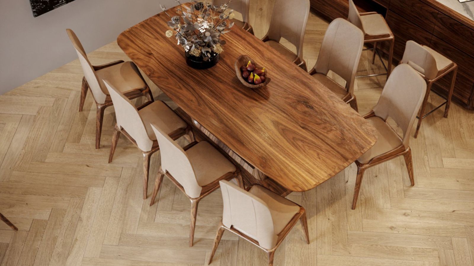 Dự án thi công nội thất chung cư The Light Tố Hữu - Không gian gỗ óc chó cao cấp, tinh tế và thanh lịch