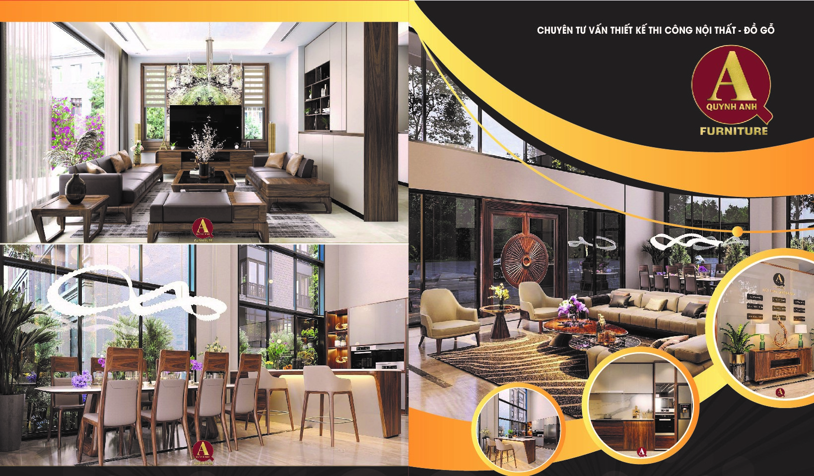 Nội thất gỗ óc chó cao cấp 