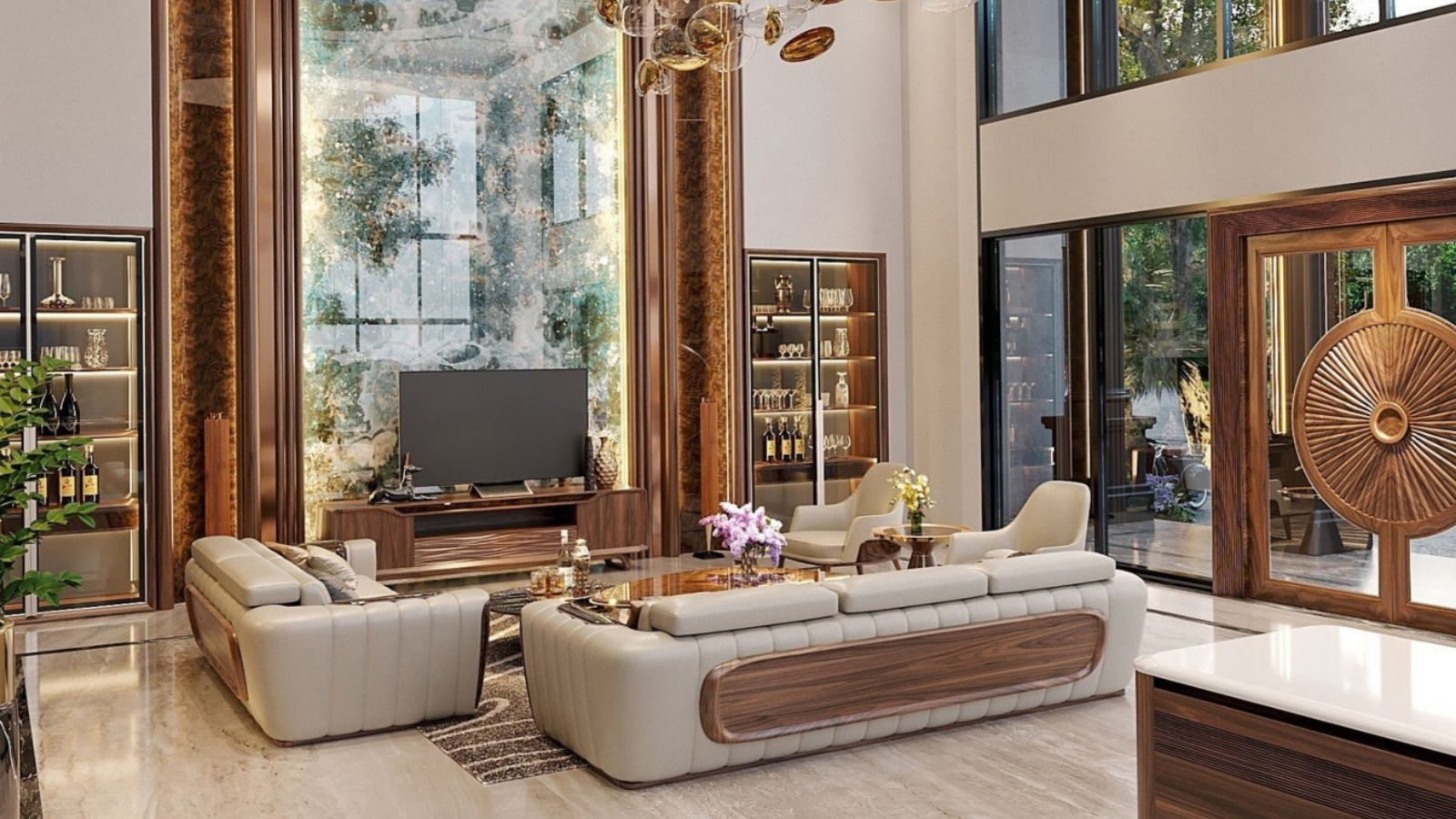 Kiến tạo không gian sống nghệ thuật với nội thất gỗ óc chó tinh xảo