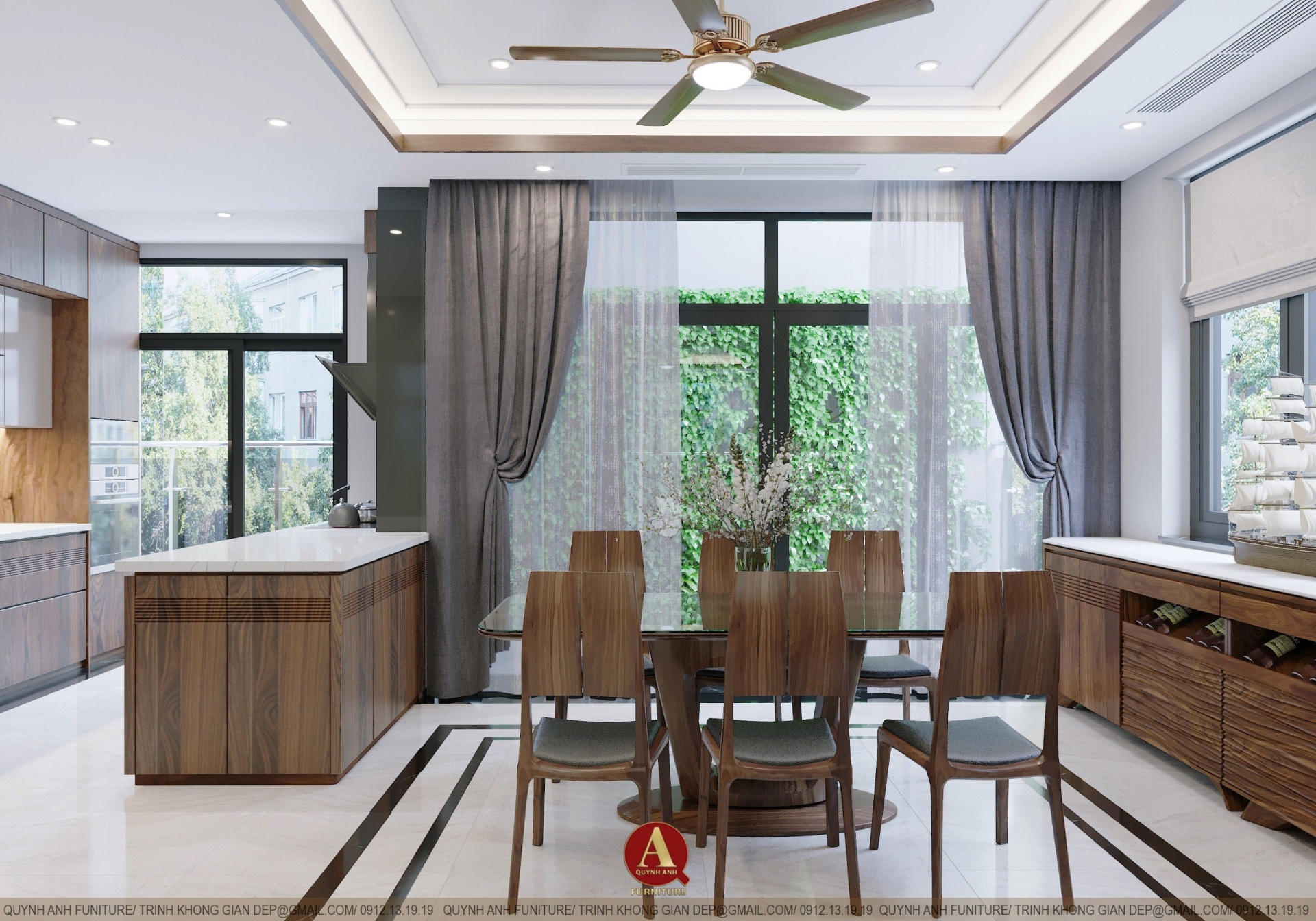 Mẫu bàn đảo phổ biến hiện nay