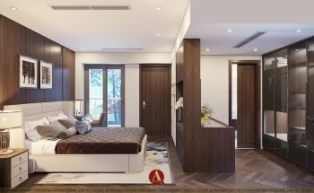CÁ NHÂN HÓA KHÔNG GIAN PHÒNG NGỦ VỚI NỘI THẤT GỖ ÓC CHÓ THIẾT KẾ SANG TRỌNG