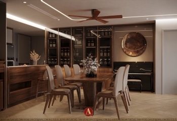 XU HƯỚNG BÀN ĂN GỖ ÓC CHÓ HIỆN ĐẠI ĐƯỢC YÊU THÍCH NHẤT