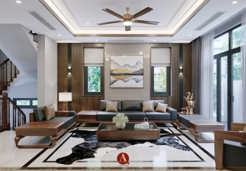 Khám phá bộ sưu tập sofa gỗ óc chó cao cấp cho phòng khách hiện đại